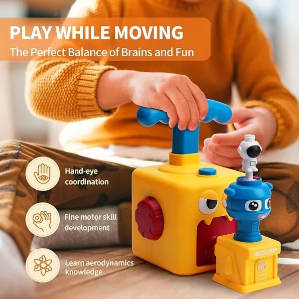 لعبة إطلاق السيارات بالبالون للأطفال (at-gm)