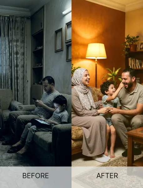 قبل وبعد